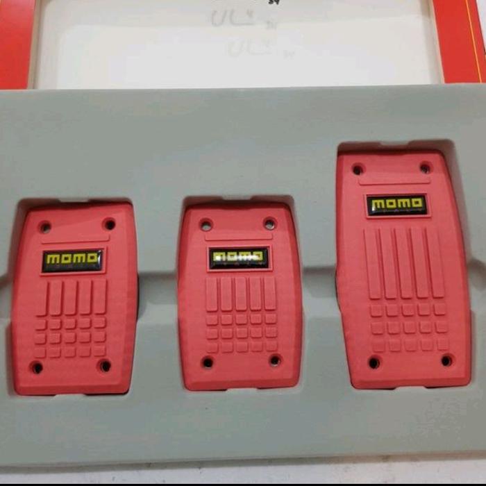 Pedal Mobil / Cover Pedal Mobil / Aksesoris Pedal Mobil MT / MANUAL RED / Merah