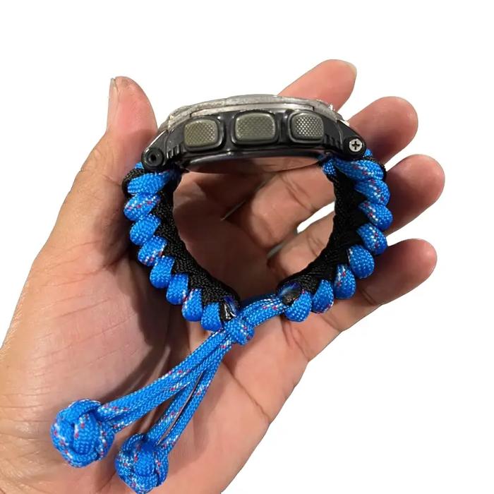 Nabnad Paracord Tali Jam Tangan ElGER MERCURY Sanctified Hexa Knot Kuat Tahan Air Adjustable Watch