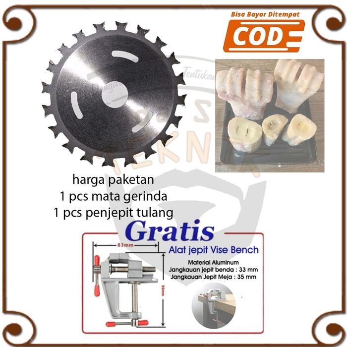 alat pemotong tulang kaki sapi mata gerinda gergaji potong cacah iga sumsum 4inci