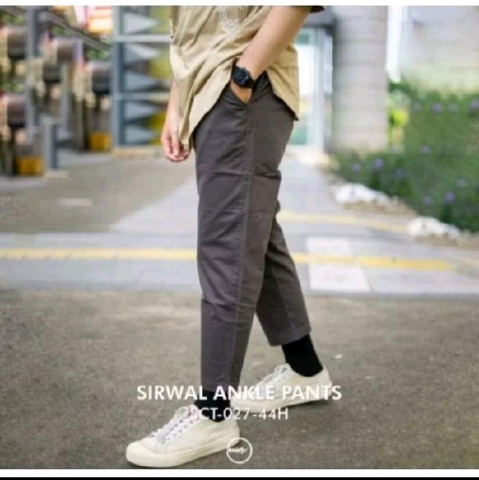 Sirwal BY LEAFY Twill Premium | Sct-021 - Sct-027| Sirwal Pria Ankle Pants•Size S-M-L-XL