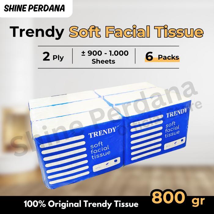 GROSIR MURAH 1 BAL Tisu Tissue TRENDY isi 6 pack ±900