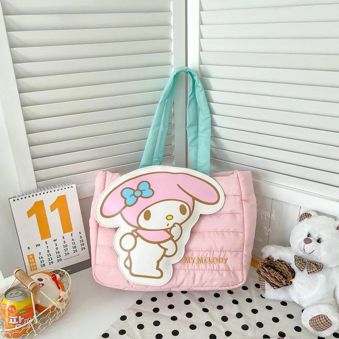 Puffy Bag Sanrio Tote Bag Sanrio My Melody Tas Wanita Tas Sanrio Tas My Melody