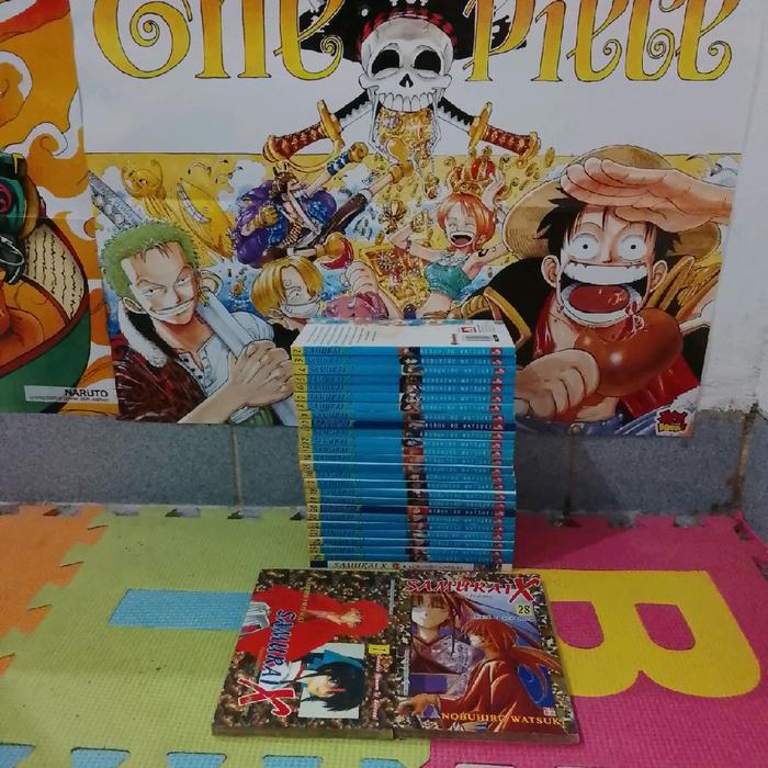 komik full set tamat samurai x spine biru