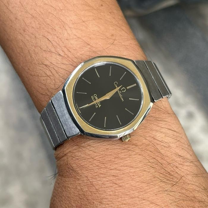 Omega Constellation Quartz Ring Gold