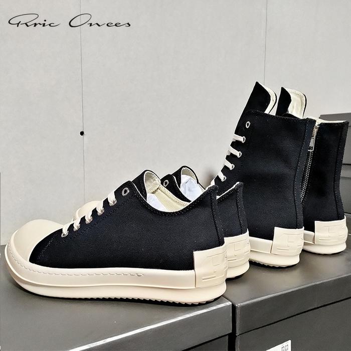 Rick 2021 Men's Shoes Canvas Sports Soled Boots Couple's Shoes Owens