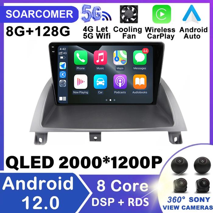 Android 12 Car Radio for Rover MG 3 MG3 2011 - 2017 GPS SWC