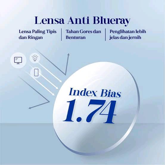 Lensa Pertipis Index 1.74