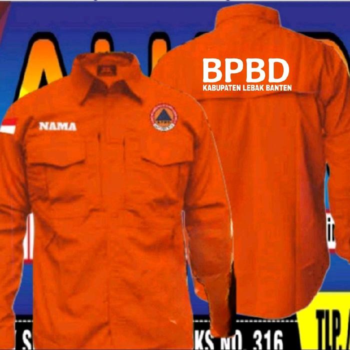 kemeja tactical BPBD baju tactical BPBD full bordir seragam tactical BPBD kemeja BPBD baju BPBD sera