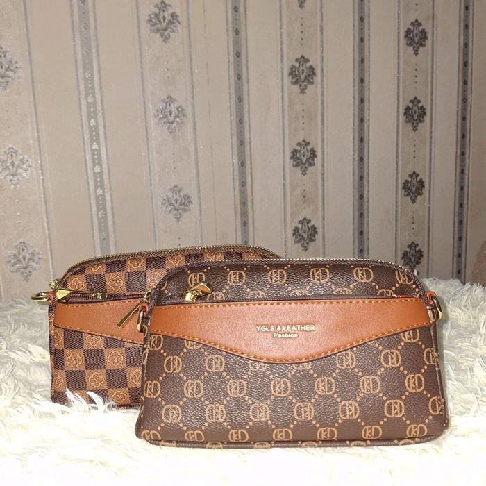 Kakioto's YGLS & Leather Women Sling Bag, Tas Selempang Wanita