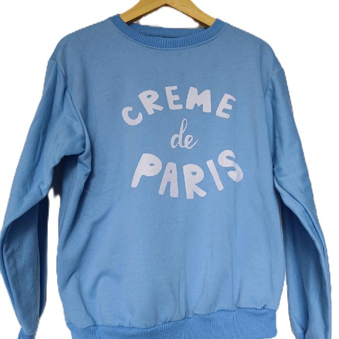 Sweater Korean Wanita Oversize "Creme de Paris"