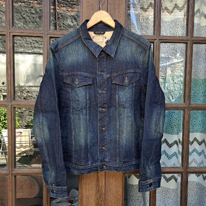 Tommy Hilfiger Denim Iggy Jacket Clark Comfort Mens Large Slim Jaket Jeans