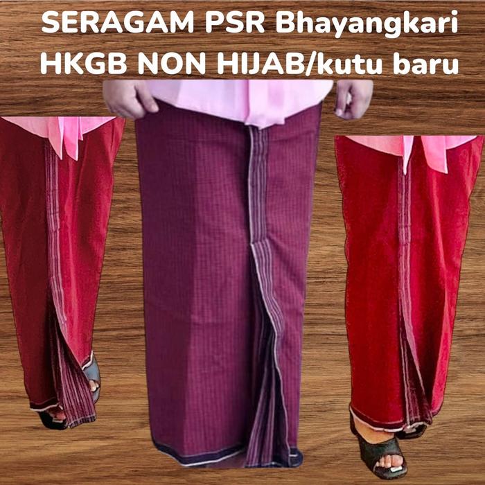 Bawahan PSR Bhayangkari Kebaya/kutu baru GRATIS PIN