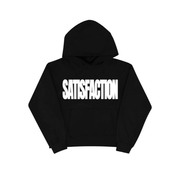 Satisfaction Hoodie Boxy 375GSM SNIPER Black