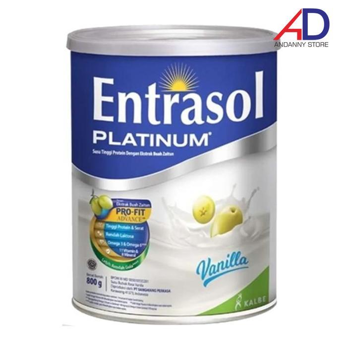 Entrasol Platinum 800Gr Vanila / Susu Dewasa / Susu Lansia