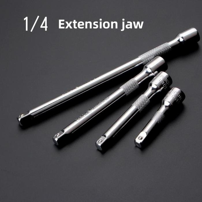 Socket Ratchet Wrench Extension Bar 1/4\" 50/75/100/150mm Ratchet