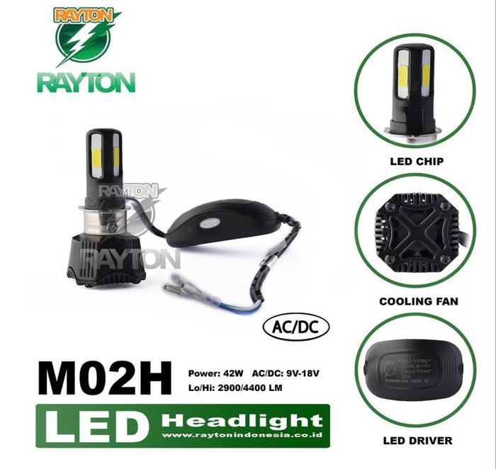 Rtd Led Lampu Utama Headlamp Led Rtd M02H Original Terlaris