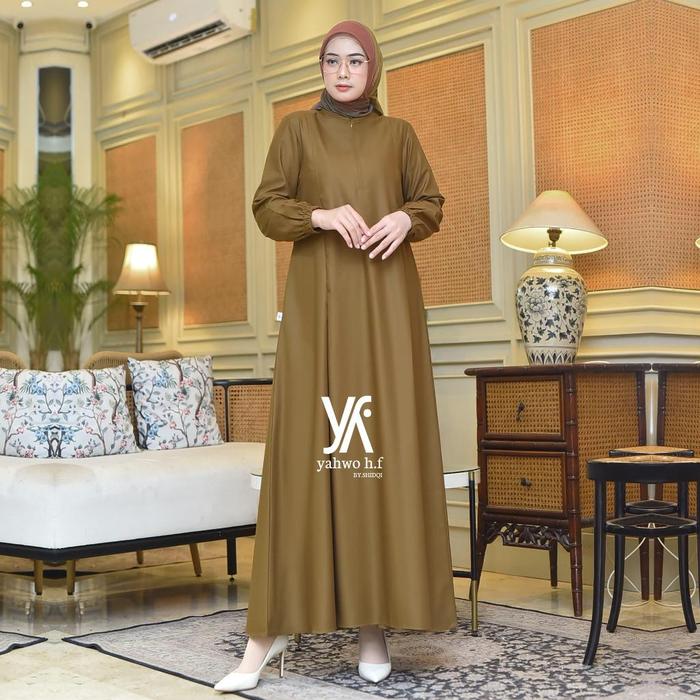 Chandra Kassa Mall Gamis Pns/Khaki/Pemda/Pdh/Seragam Pns Wanita/Gamis Pdh/Gamis Pns Khaki/Ready S,M,