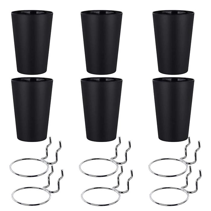 6 Set Pegboard Kait dengan Pegboard Cangkir Cincin Gaya Pegboard
