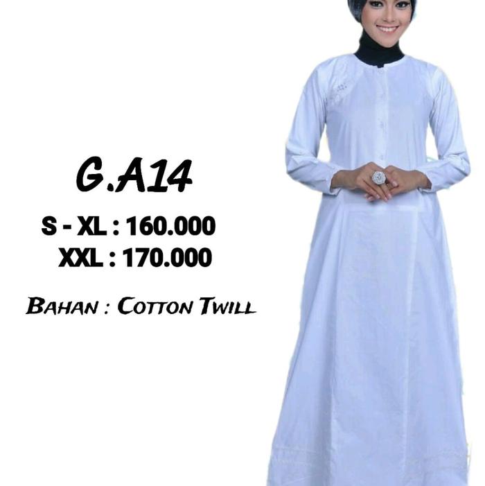 PROMO GAMIS DEWASA PUTIH SERBA 105.000 KEKE/SAMARA/AZKA-ALMADANI