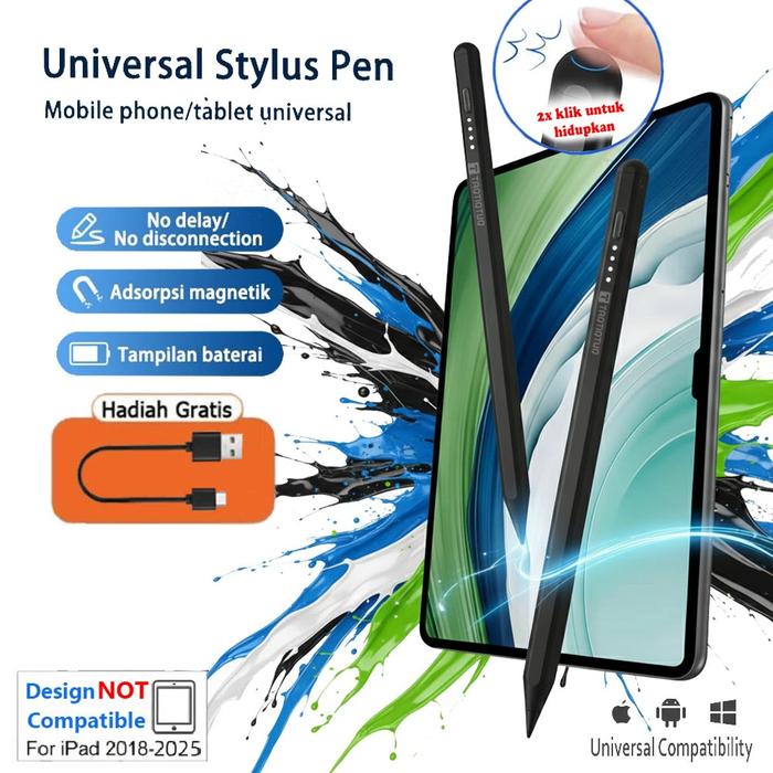 Stylus Pen Universal Compatible for Tablet Samsung Huawei IOS /Android Tablet Pencil Stilus Anti-Mis
