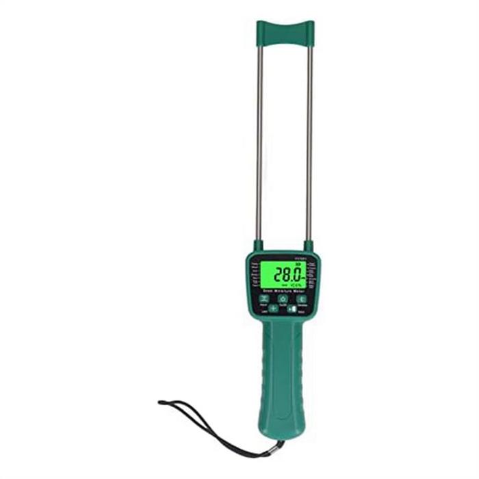 Hay Moisture Tester, Portable Hay Moisture Meter, Digital Grain Moisture Meter with LCD Display for 