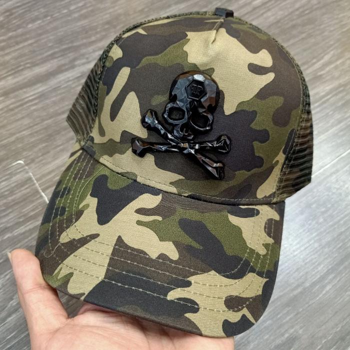Topi Philipp Plein Black Jaring Topi Trucker Topi Baseball Premium Quality