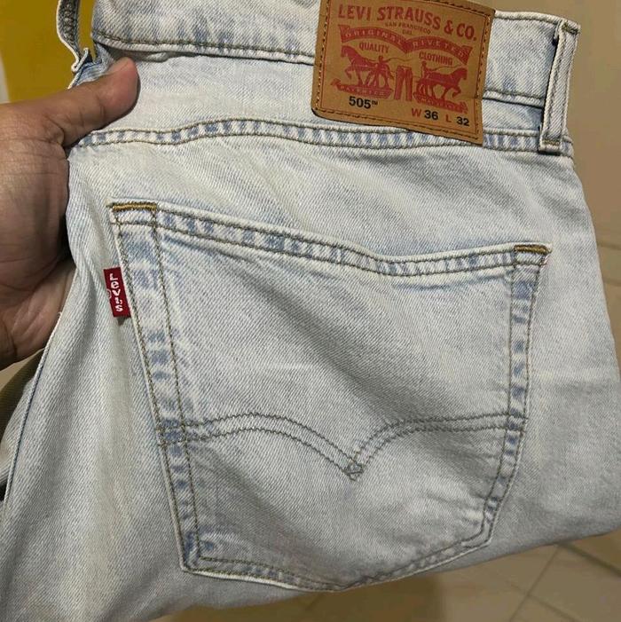 levis 505 ice blu no 36,rare item Jeans Celana