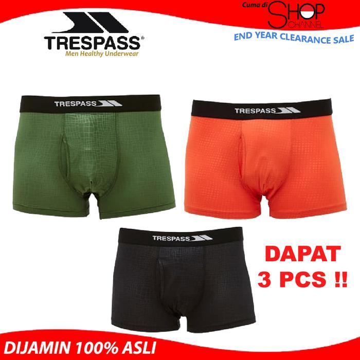 Promo Celana Dalam Kesehatan Pria Trespass 3 Pcs / Bio Magnetic / Terapi
