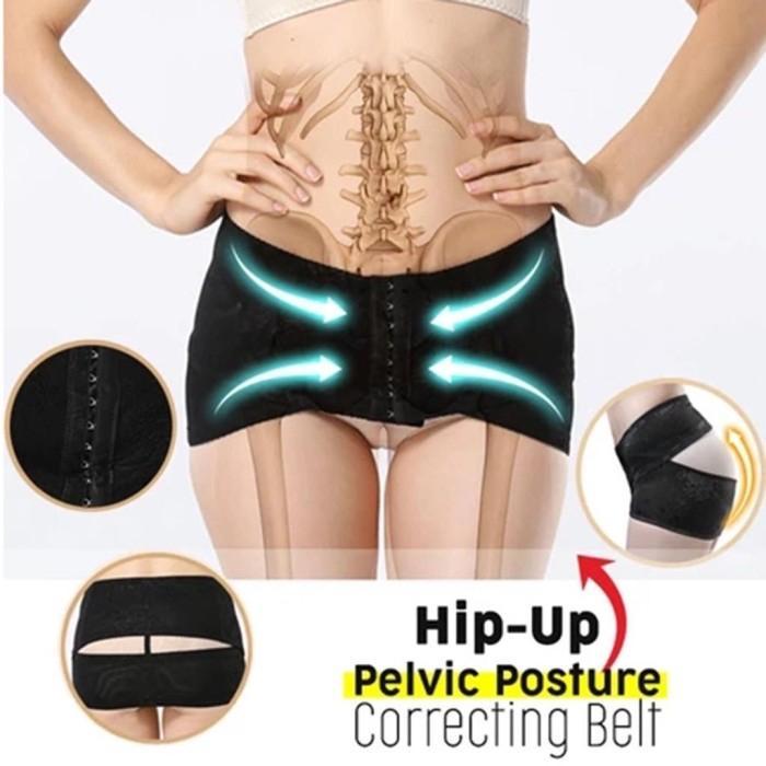 Hip Up Pelvis Postpartum Belly Wrap Belt Slim Body Shaper - Promo