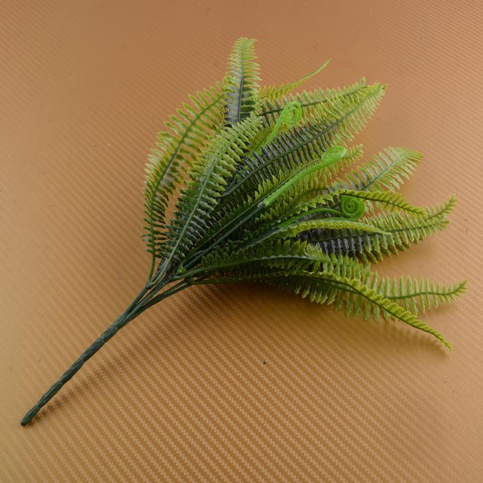 Plastic Large Artificial Boston Fern Fake Green Hanging Basket Plant