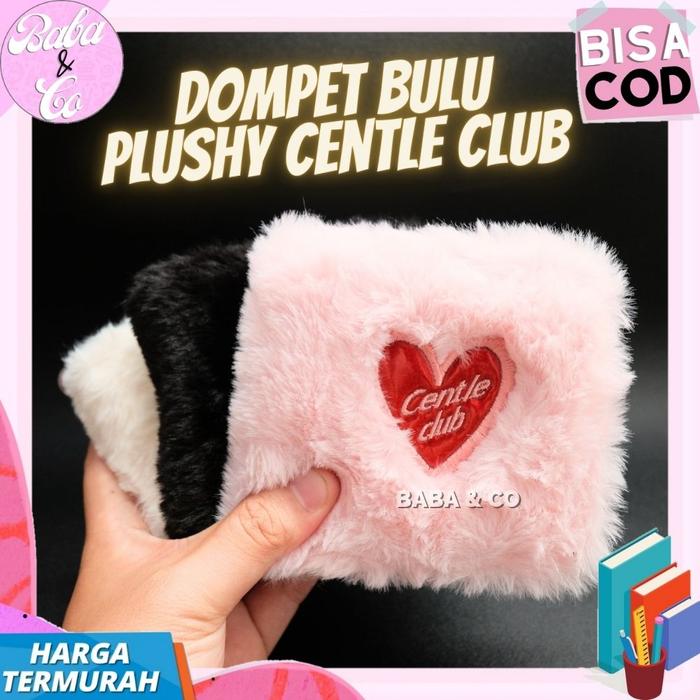 New DOMPET WALLET LONELY CLUB PURSE BULU TEBAL BY BENTOY LUCU IMUT KPOP FASHION DOMPET WANITA MURAH