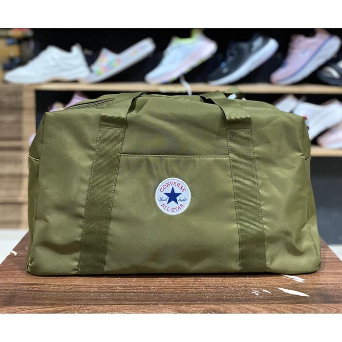 Original Converse Travel Bag Green Unisex Ukuran 43X19X33 Made In China Ada 9Pcs