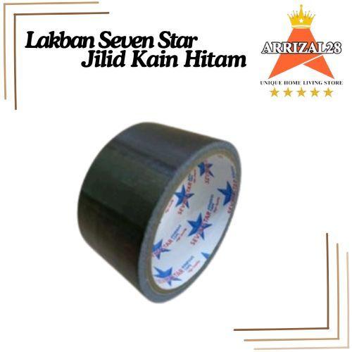_LAKBAN JILID KAIN HITAM CLOTH TAPE 44 MM X 10 YARD