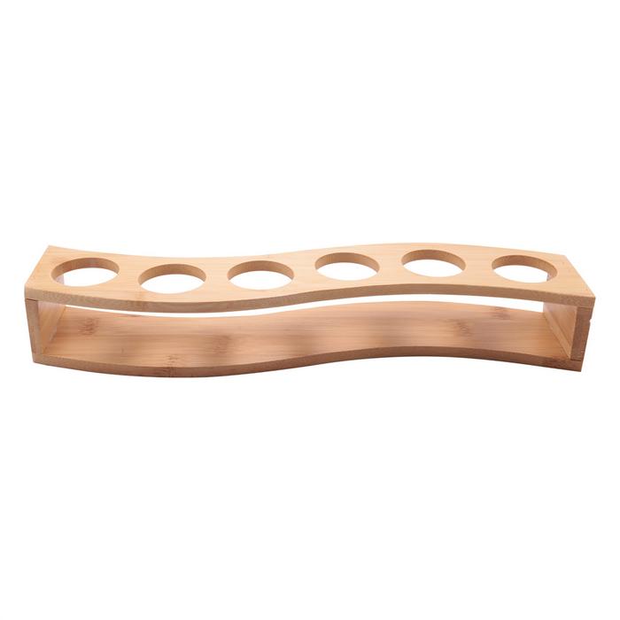 Shot Glass Holder Set-1Oz/30Ml Shot Glass Set Bamboo Shot Glass