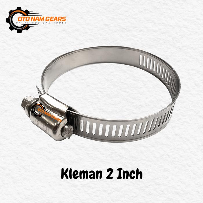 Klem Selang 2 Inchi Clamp Hose Selang Air Gas Pneumatic Radiator Motor Universal
