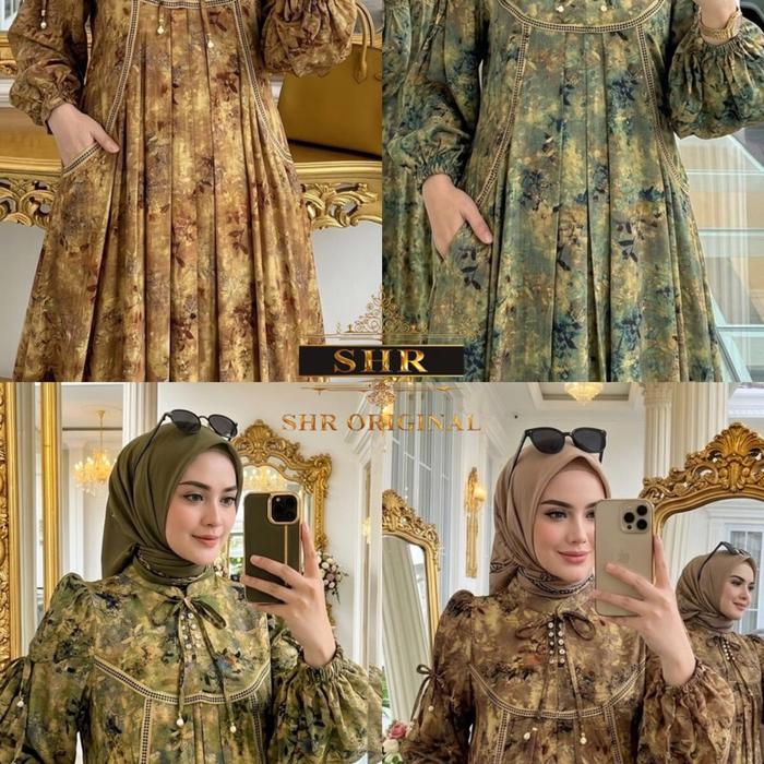 SHR BAJU SHR GAMIS SUTRA PAYET COD Original dengan Desain Elegan dan Detail Payet yang Menawan