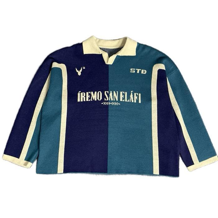 Stb Knitwear Boxy Iremo San Elafi | Knitwear Boxy Stb | Knitwear Jersey Boxy Unisex Cardigan Terlari
