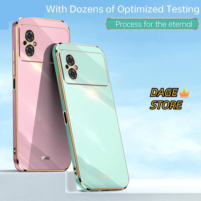Case For Xiaomi Poco M4 5G / Poco M5 4G Plating Soft Silicone 6D
