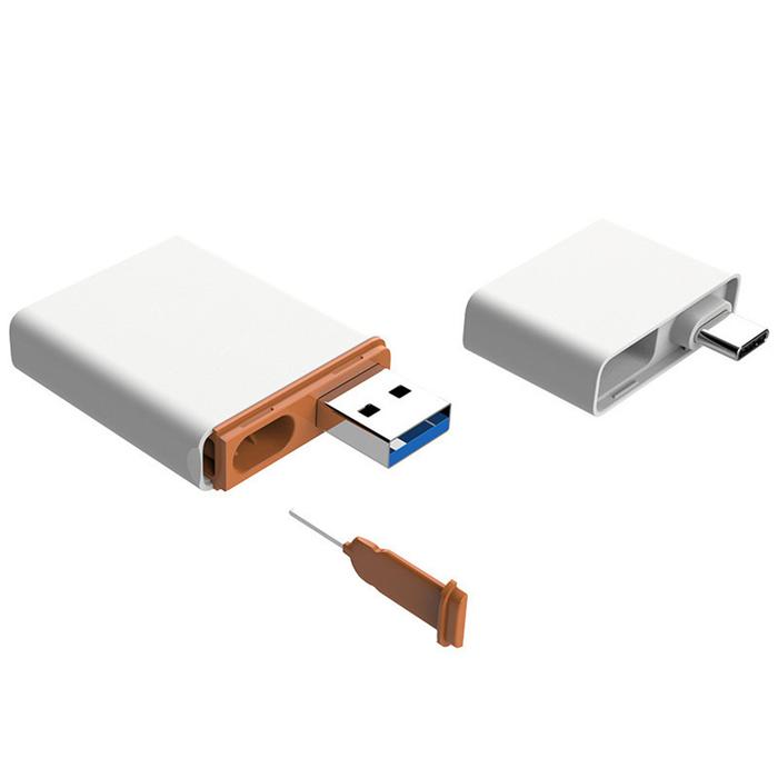 Free-Drive 2-in-1 TF nCARD NM Nano Memory Card USB 3.1 Type-C Card