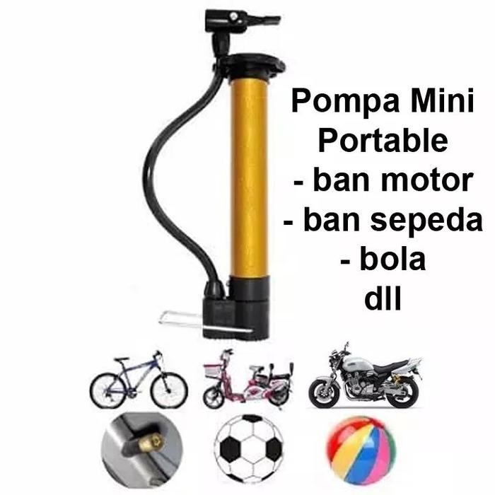 CINSTORE POMPA ANGIN SEPEDA MINI PORTABLE / POMPA BAN SEPEDA / POMPA BOLA POMPA MULTIFUNGSI SERBAGUN