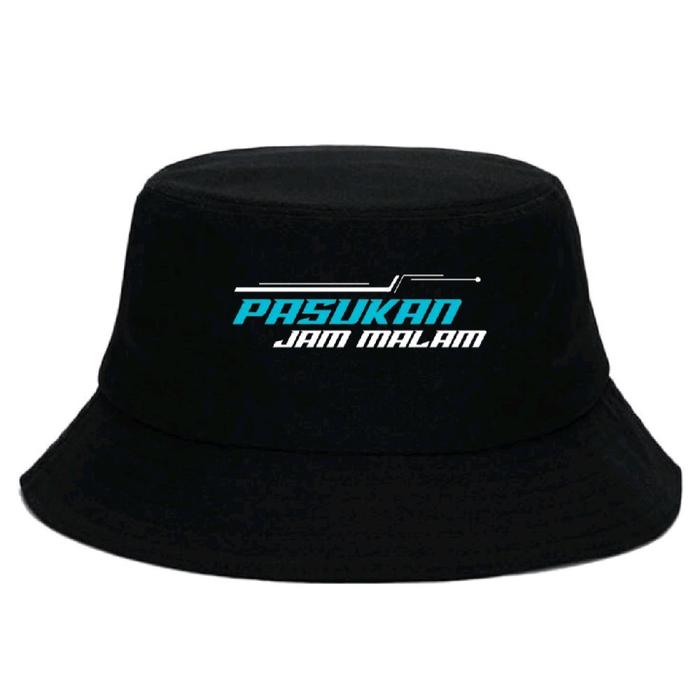 Topi Bucket custom Pejuang Jam malam