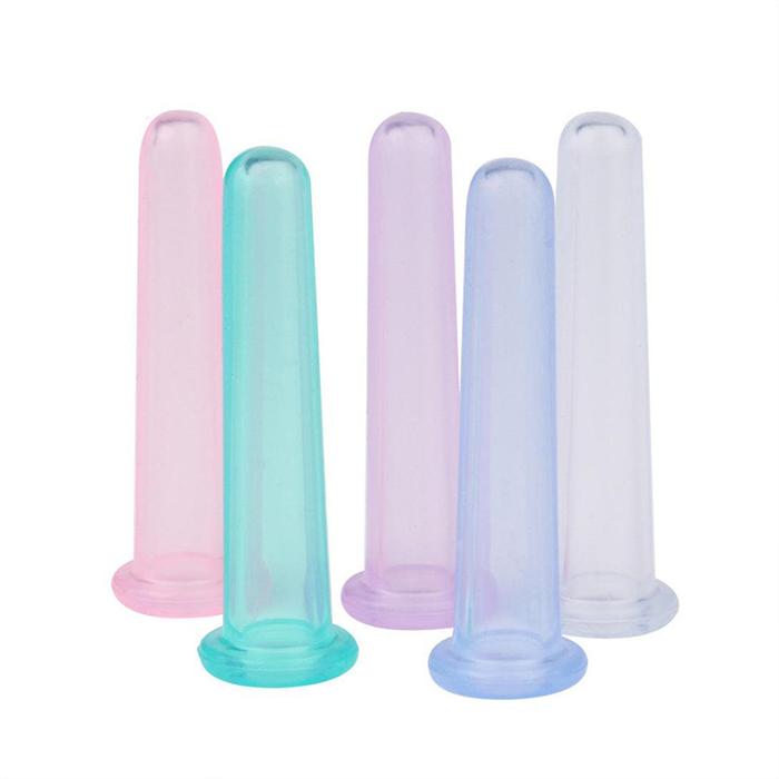 7pcs Vacuum Silicone Cupping Chinese Medicine Meridian Health Cups Health Care Cupping Device Face E
