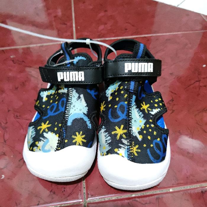 Borongan 2 Sepatu Anak Nike Court Borough Low & Puma Sepatu Sandal Kondisi Baru Original No Box