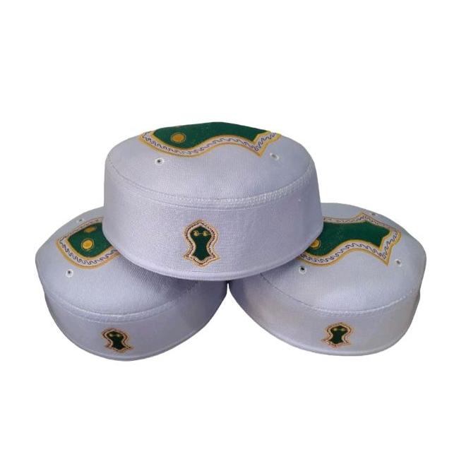 Grosir 10 Pcs - Peci Kopiah Malaysia Spon Super Logo Terompah List Motif Dewasa Grosir