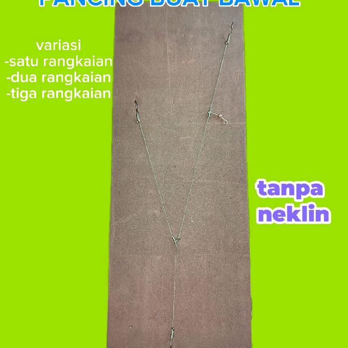 RANGKAIAN KAIL PANCING BAWAL METODE APUNG/PELAMPUNG
