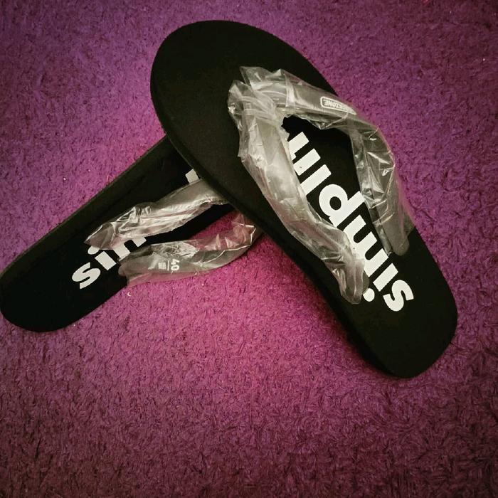 slippers rockzone simplify x garasi rebel distro / sandal jepit pria Kasual Sendal