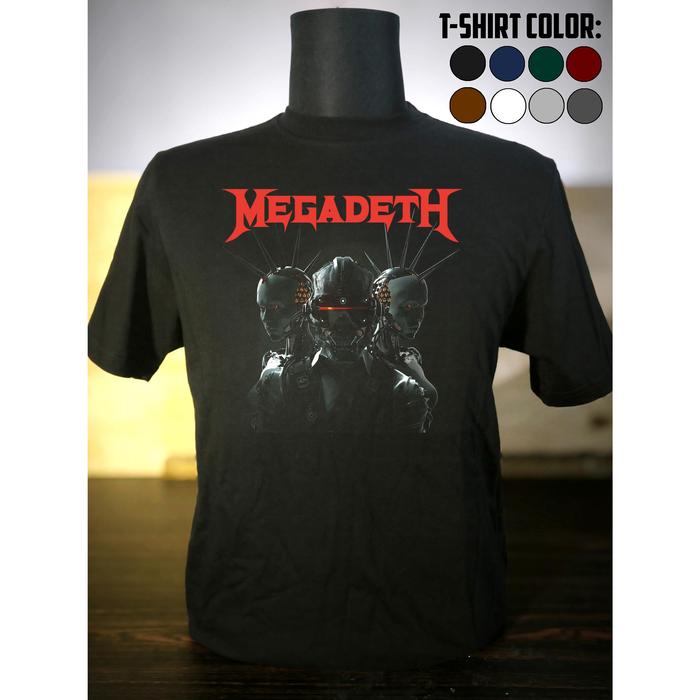 Kaos Band Megadeth Katun Premium - Megadeth 03