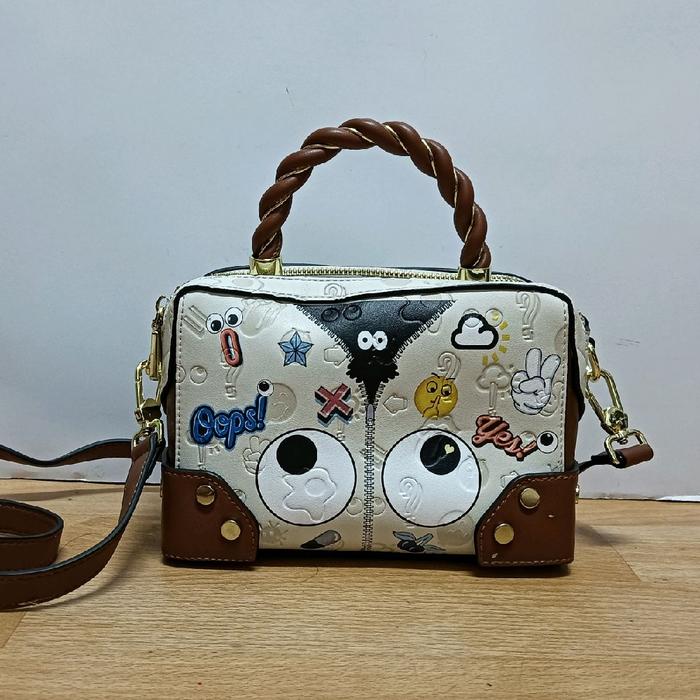 Huer Eye Theme Printed Shoulder Bag Original