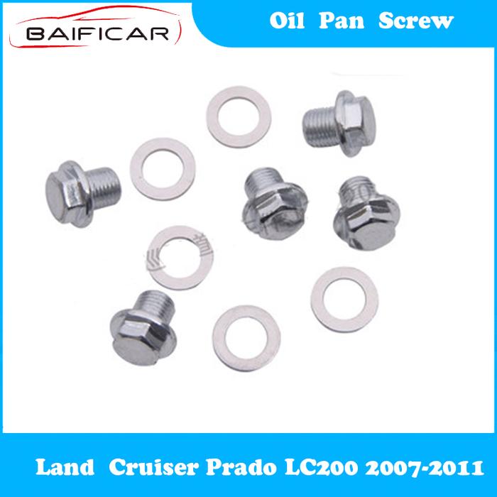 Baificar Brand New Genuine Oil Pan Screw Engine Gasket for Prado Land