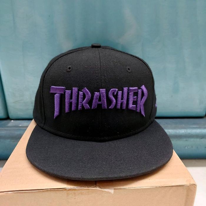 TOPI TRASHER SKATE AND DESTROY USED HITAM TOPI PRIA WANITA USED SECOND NEW ERA